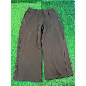Oner Active Baggy Sweatpants Brown Men's XL Wide Leg Oversized Fleece‎ Joggers